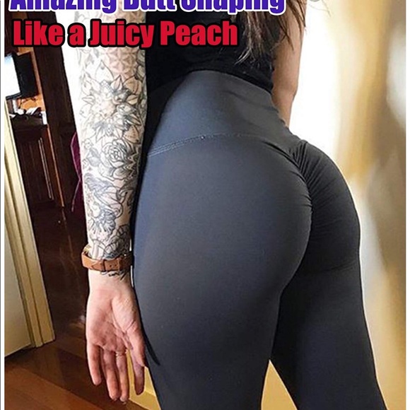 Yoga  Workout Leggings Sexy High Waist Trousers - Picture 2 of 8